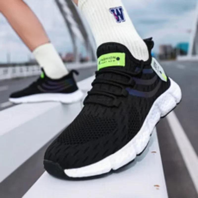 Spring and Summer New Sports Shoes for Men Anti Slip Breathable Wear Resistant Shock Absorbing Skipping Rope Shoes Running Shoes 36 чорний
Spring and Summer New Sports Shoes for Men Anti Slip Breathable Wear Resistant Shock Absorbing Skipping Rope Shoes Running Shoes 36 чорний