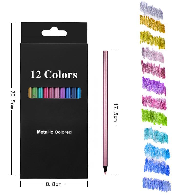 Cross New Black Wood Metal Color Pencils, 12 Gold Colors - Premium Student Art Set 12 Colors Metal Color Pencils
Cross New Black Wood Metal Color Pencils, 12 Gold Colors - Premium Student Art Set 12 Colors Metal Color Pencils