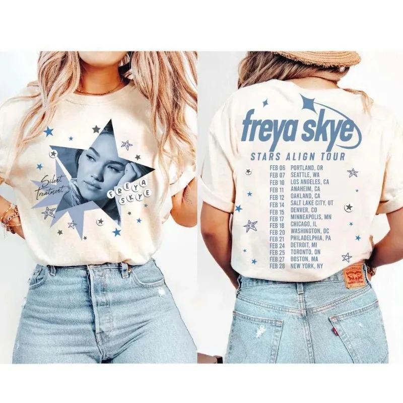 2026 Summer Bestselling Singer Freya Skye Retro Casual Trend ShortSleeved TShirt for Unisex Loose and Breathable Shirt Y2k 4XL
2026 Summer Bestselling Singer Freya Skye Retro Casual Trend ShortSleeved TShirt for Unisex Loose and Breathable Shirt Y2k 4XL