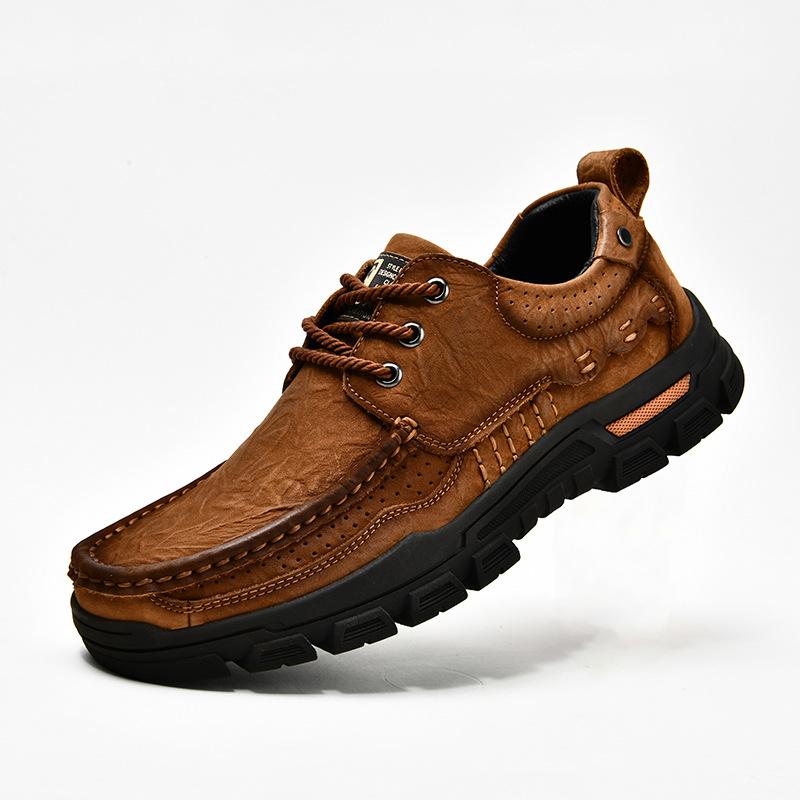 Мужская обувь весна и осень 2025 года, низкие кеды, мужская кожаная повседневная обувь для улицы, кожаная обувь с большой головой, нескользящая рабочая обувь, кожаная обувь на мягкой подошве 38
Мужская обувь весна и осень 2025 года, низкие кеды, мужская кожаная повседневная обувь для улицы, кожаная обувь с большой головой, нескользящая рабочая обувь, кожаная обувь на мягкой подошве 38