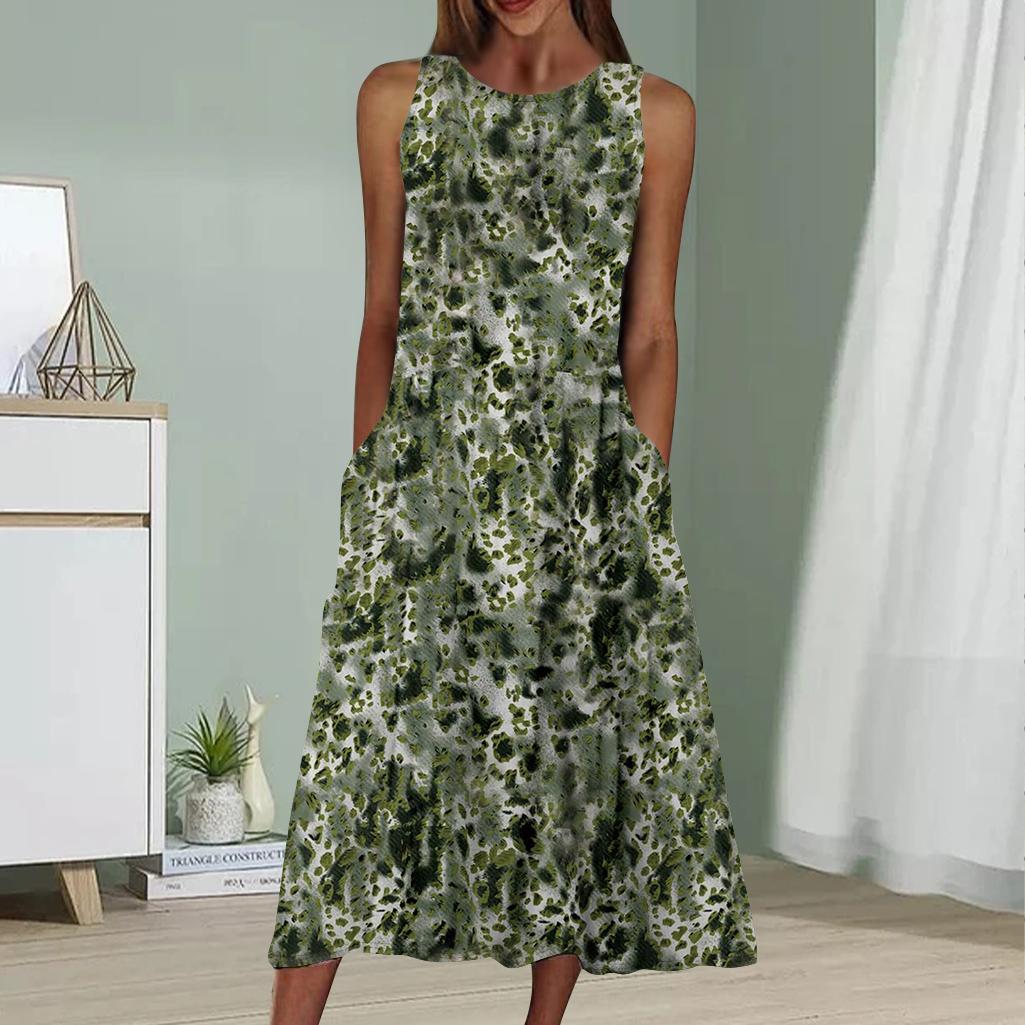 Летнее модное сексуальное платье без рукавов Мягкое повседневное платье с 3D-принтом Платье без рукавов на бретельках
Летнее модное сексуальное платье без рукавов Мягкое повседневное платье с 3D-принтом Платье без рукавов на бретельках