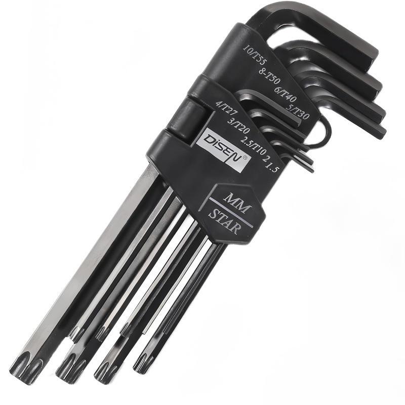 36-Piece Blackened Hex & Torx Screwdriver Set with Medium-Long Manual Wrench & Ball Head L-Shaped Wrench
36-Piece Blackened Hex & Torx Screwdriver Set with Medium-Long Manual Wrench & Ball Head L-Shaped Wrench