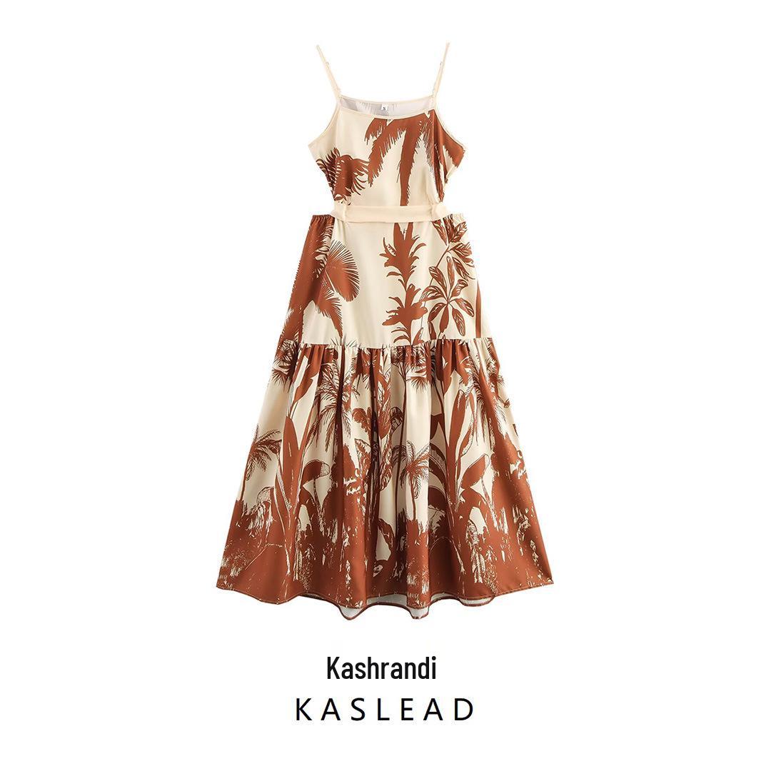Spring 2025 Women s European & American Style Coconut Tree Print Sundress Medium
Spring 2025 Women s European & American Style Coconut Tree Print Sundress Medium