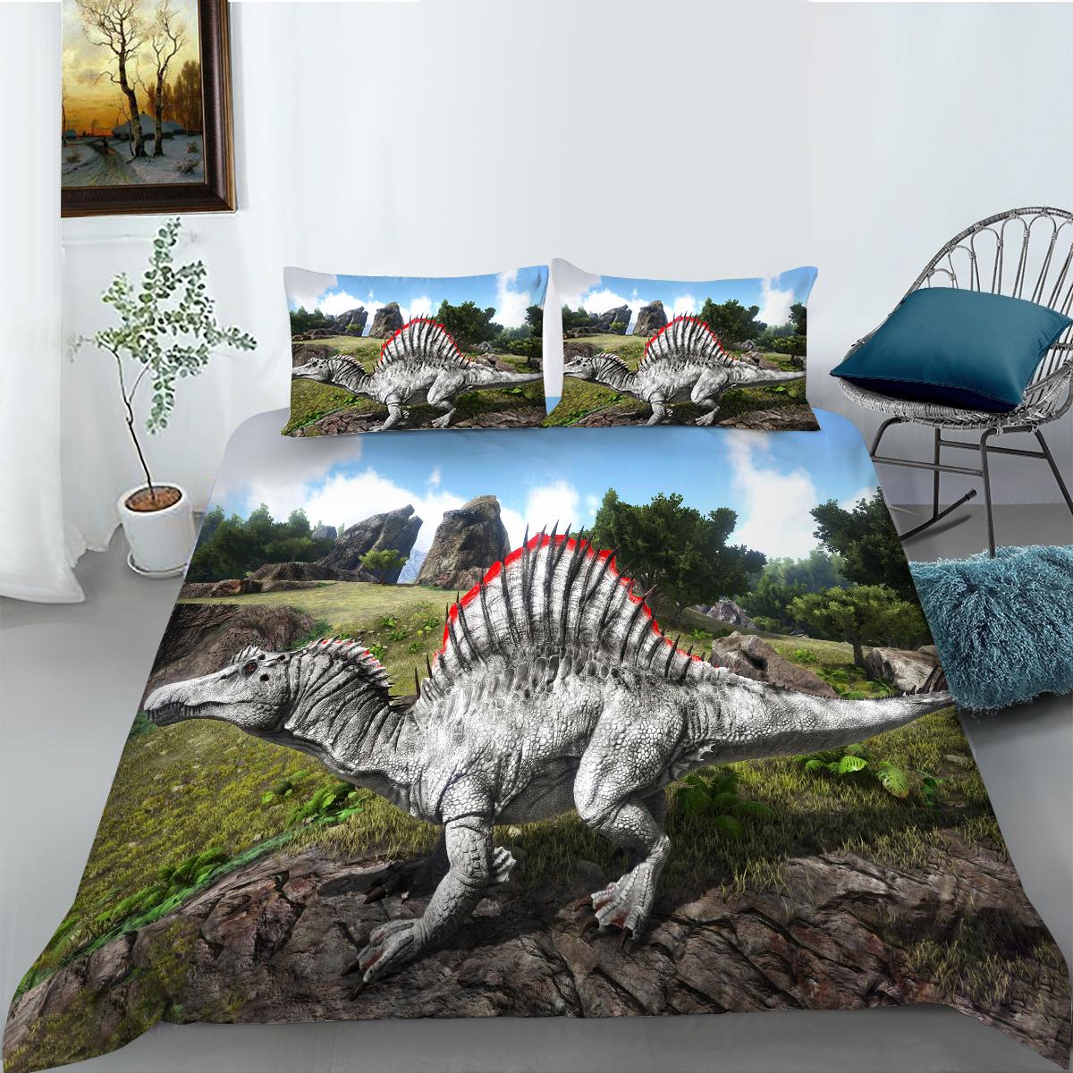 Комплект постельного белья с принтом динозавра, комплект постельного белья, пододеяльник, наволочка, простыня/двойной король, 2/3 предмета, украшение для спальни Baby 100x135cm
Комплект постельного белья с принтом динозавра, комплект постельного белья, пододеяльник, наволочка, простыня/двойной король, 2/3 предмета, украшение для спальни Baby 100x135cm