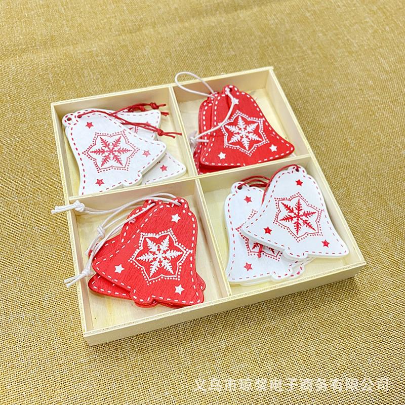 Wooden Christmas Star & Snowflake Ornaments - DIY Hanging Tags for Tree Decoration Four Compartments
Wooden Christmas Star & Snowflake Ornaments - DIY Hanging Tags for Tree Decoration Four Compartments