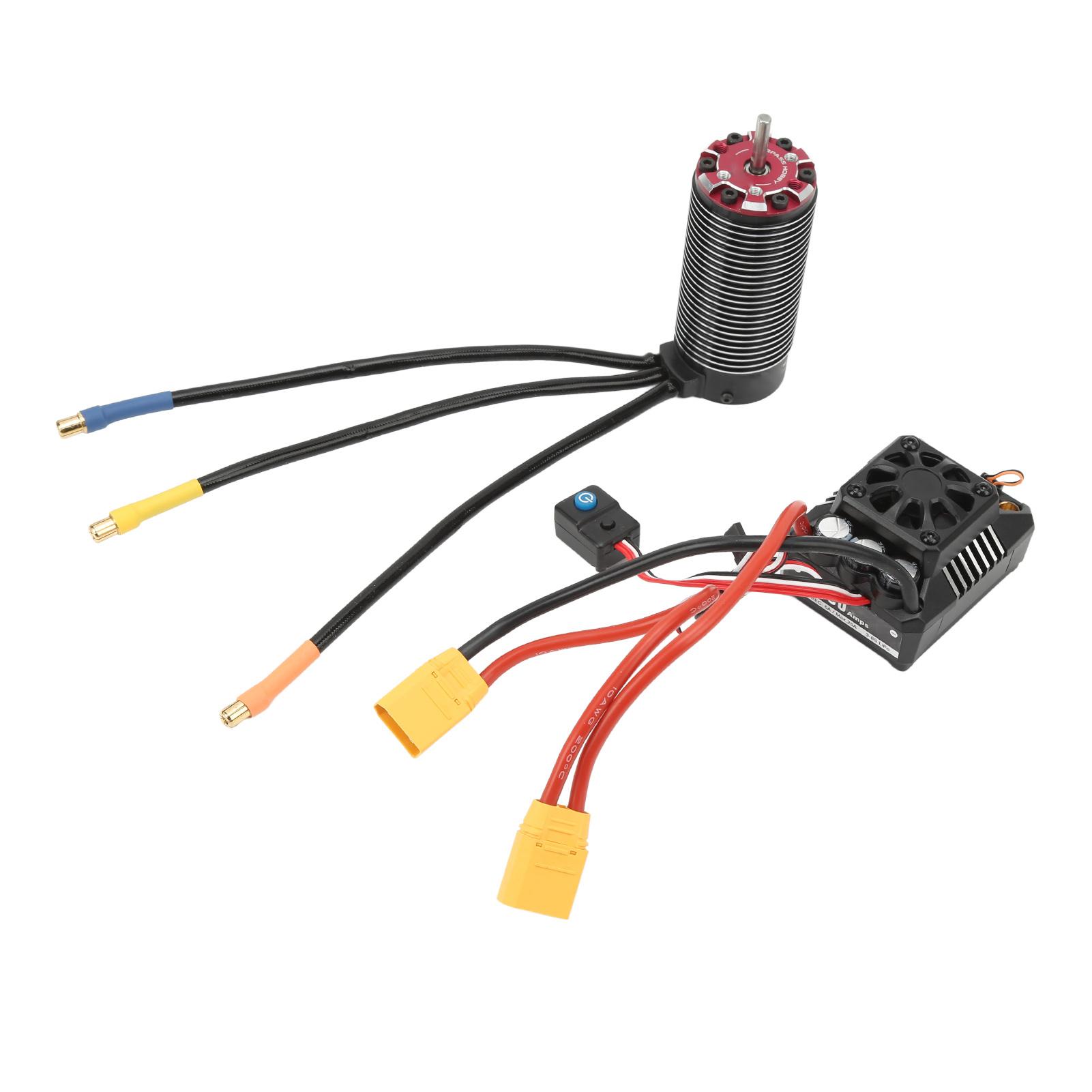 Комплект безколекторного двигуна RC Водонепроникний 1450KV Безколекторний двигун MAX6 160A 8S ESC Комбо-набір для 17 18
Комплект безколекторного двигуна RC Водонепроникний 1450KV Безколекторний двигун MAX6 160A 8S ESC Комбо-набір для 17 18