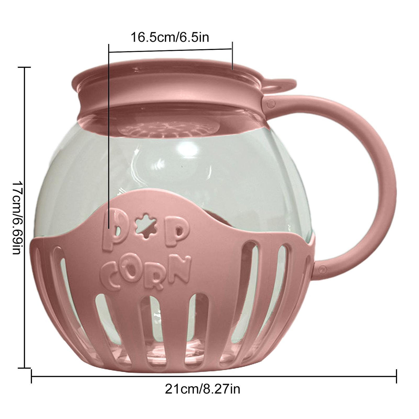 New 2.25QT Microwave Glass Popcorn Popper with Silicone Lid Microwave Popcorn Popper with Temperature Safe Glass for Homemade YU рожевий
New 2.25QT Microwave Glass Popcorn Popper with Silicone Lid Microwave Popcorn Popper with Temperature Safe Glass for Homemade YU рожевий
