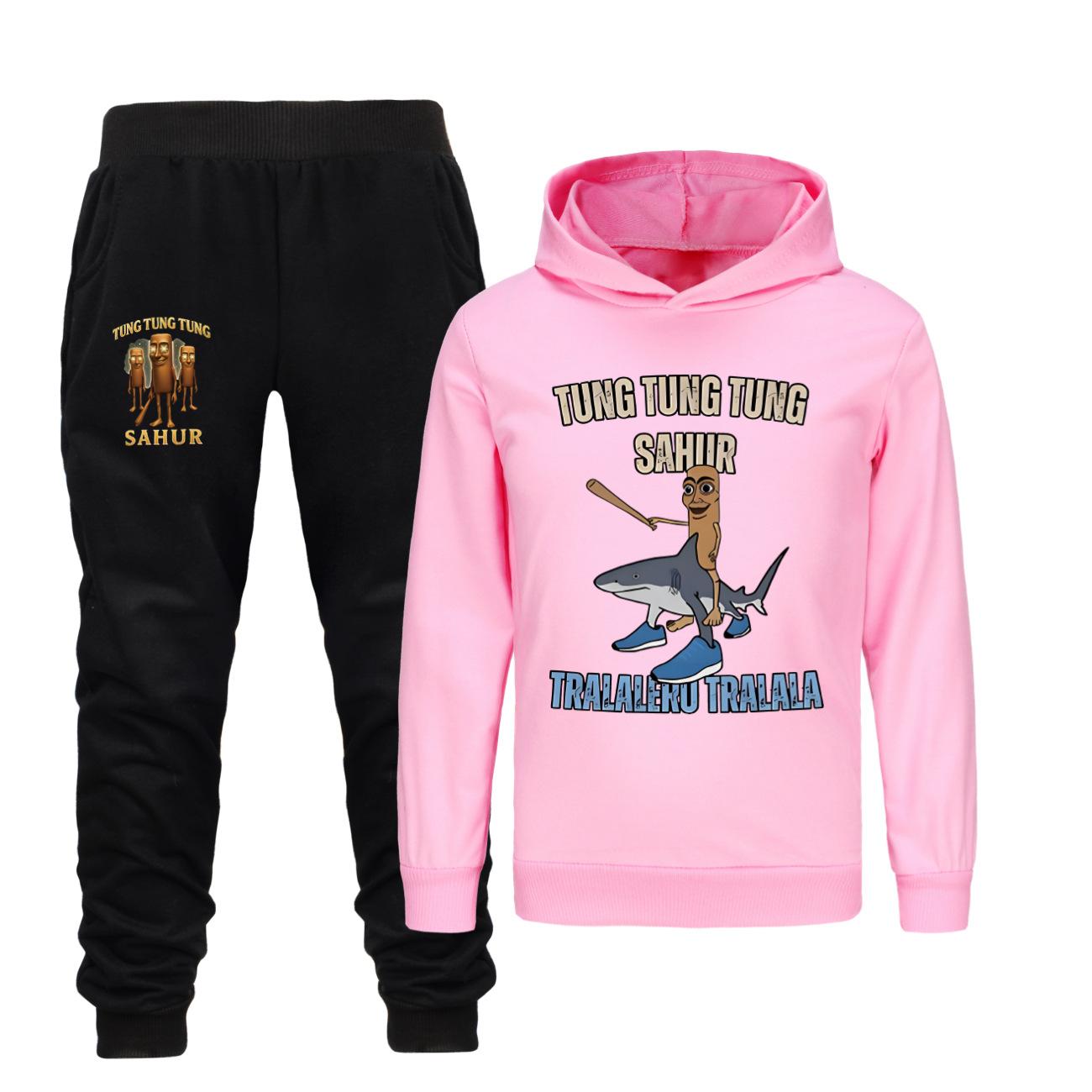 Тралалеро Тралала тунг тунг тунг Детская одежда Мультяшная Осенняя Мода Толстовка+Брюки 2 предмета Комплект Девочки Спортивный костюм Дети 160
Тралалеро Тралала тунг тунг тунг Детская одежда Мультяшная Осенняя Мода Толстовка+Брюки 2 предмета Комплект Девочки Спортивный костюм Дети 160