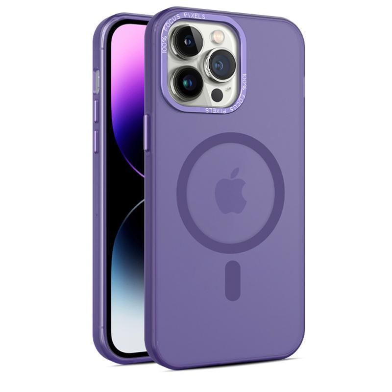 Luxury Magnetic For Magsafe Wireless Charging Phone Case For iPhone 15 14 13 12 Pro Max Plus Прозора матова протиударна кришка For iPhone 15 Plus фіолетовий
Luxury Magnetic For Magsafe Wireless Charging Phone Case For iPhone 15 14 13 12 Pro Max Plus Прозора матова протиударна кришка For iPhone 15 Plus фіолетовий