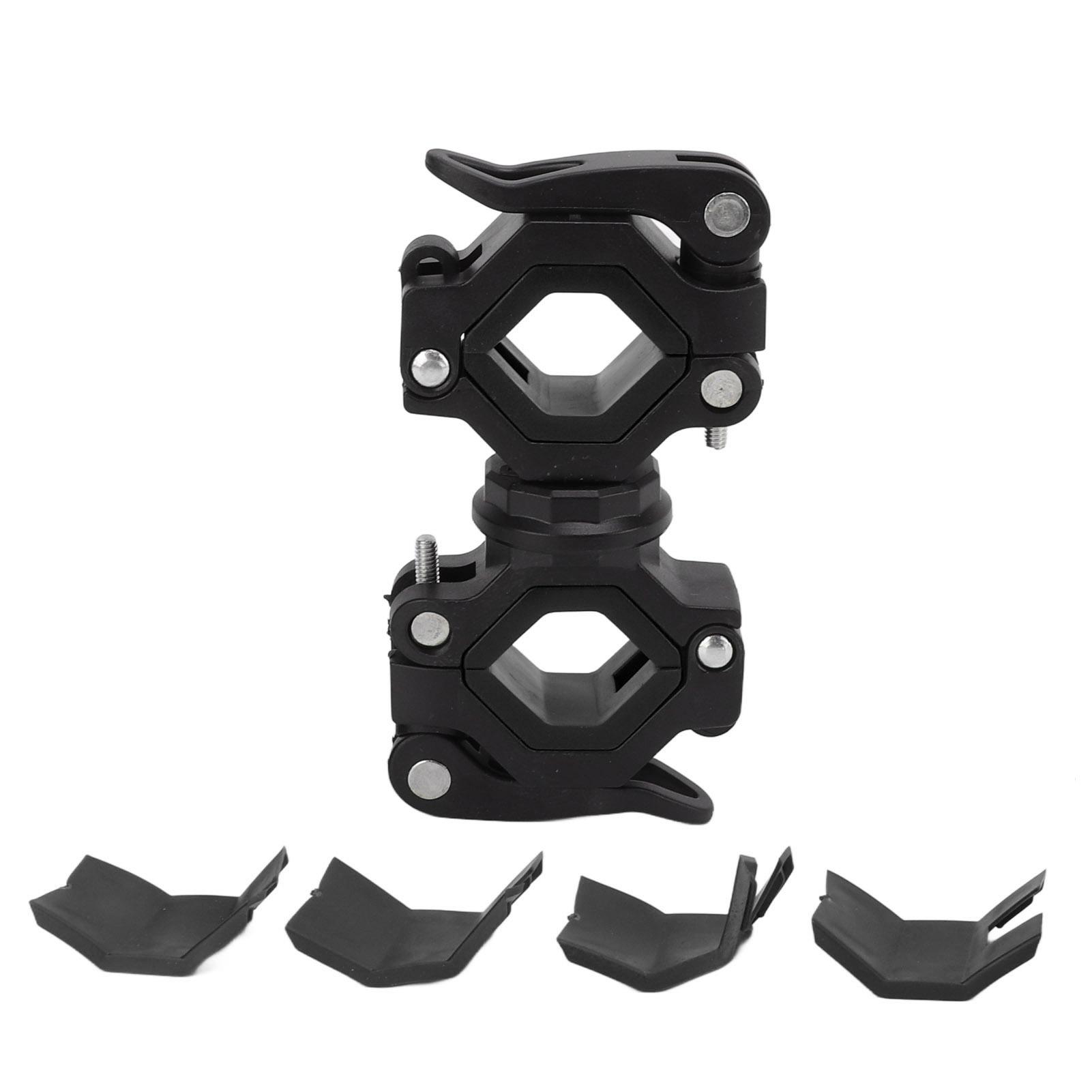 Flashlight Clip 360 Degrees Rotate Quick Disassembly Design Stable Torch Plastic Cycling Equipment
Flashlight Clip 360 Degrees Rotate Quick Disassembly Design Stable Torch Plastic Cycling Equipment