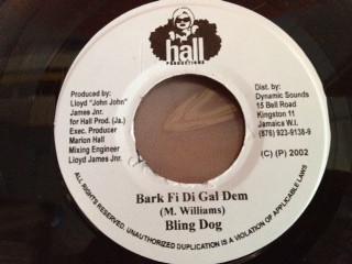 7-дюймовая пластинка BLING DAWG - Bark Fi Di Gal Dem NONE Hall Production 2002 Ямайка Регги, Ска и Даб Б/у
7-дюймовая пластинка BLING DAWG - Bark Fi Di Gal Dem NONE Hall Production 2002 Ямайка Регги, Ска и Даб Б/у