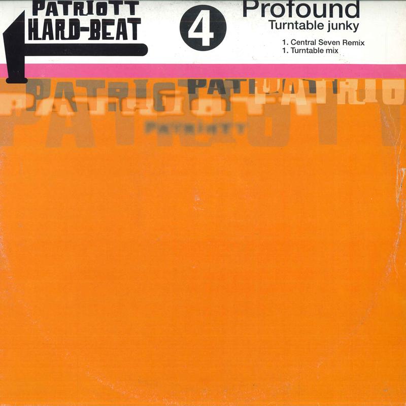 12inch Record PROFOUND - Turntable Junky PHB004 Patriott Hard-B 2000 Netherland Dance & Electronica Used
12inch Record PROFOUND - Turntable Junky PHB004 Patriott Hard-B 2000 Netherland Dance & Electronica Used