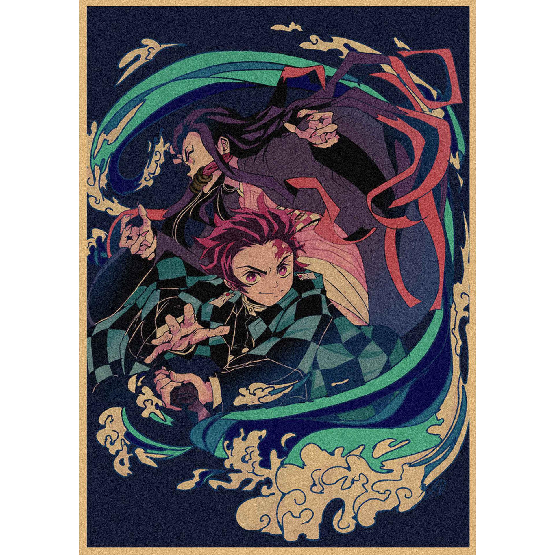 Demon Slayer: Kimetsu no Yaiba - Tanjiro Kamado Retro Anime Wall Poster 29.7X42cm (A3 size)
Demon Slayer: Kimetsu no Yaiba - Tanjiro Kamado Retro Anime Wall Poster 29.7X42cm (A3 size)