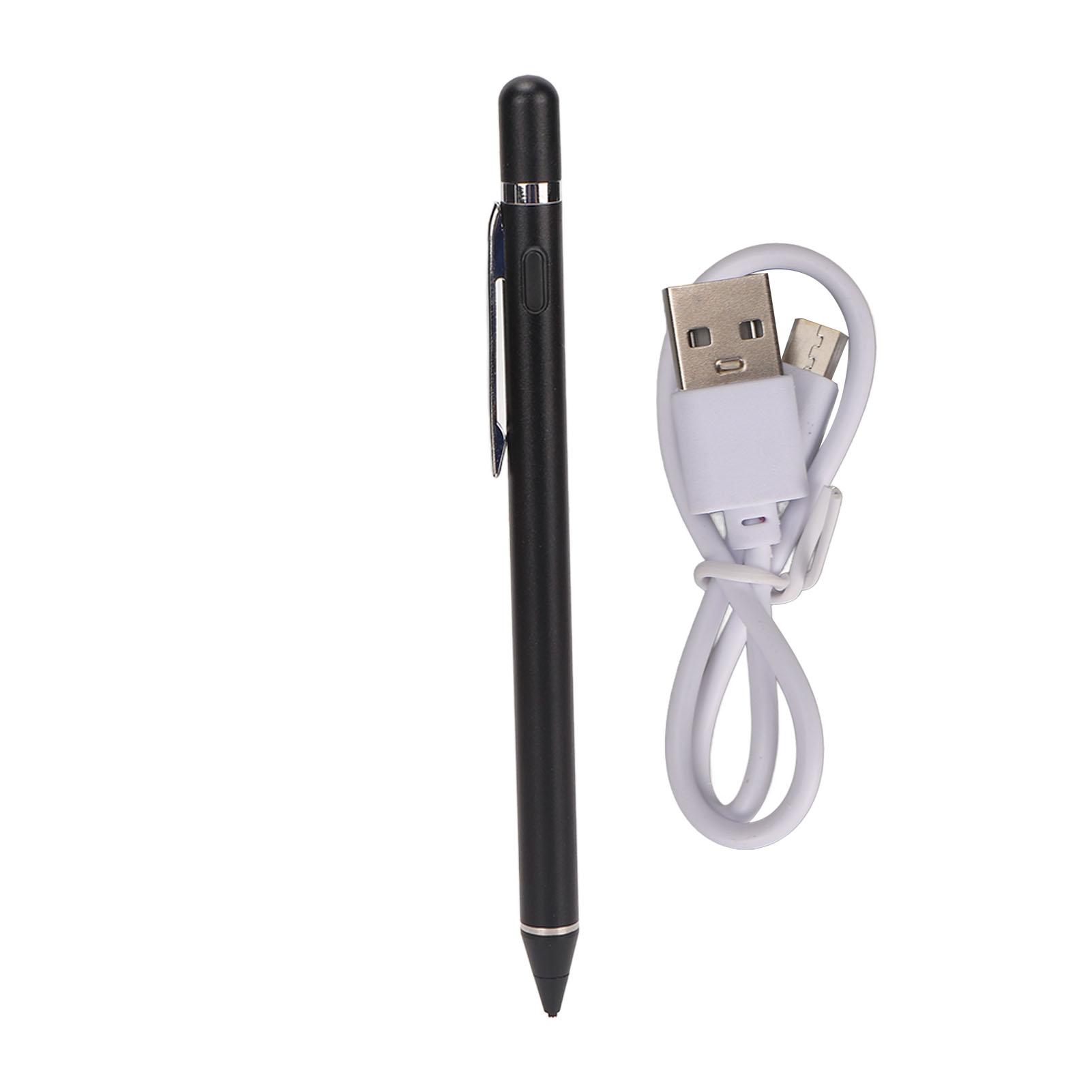 Stylus Pen Copper Tip Active Capacitive Fine Point Touch Screen Digital Pencil with Clip for Tablet чорний
Stylus Pen Copper Tip Active Capacitive Fine Point Touch Screen Digital Pencil with Clip for Tablet чорний
