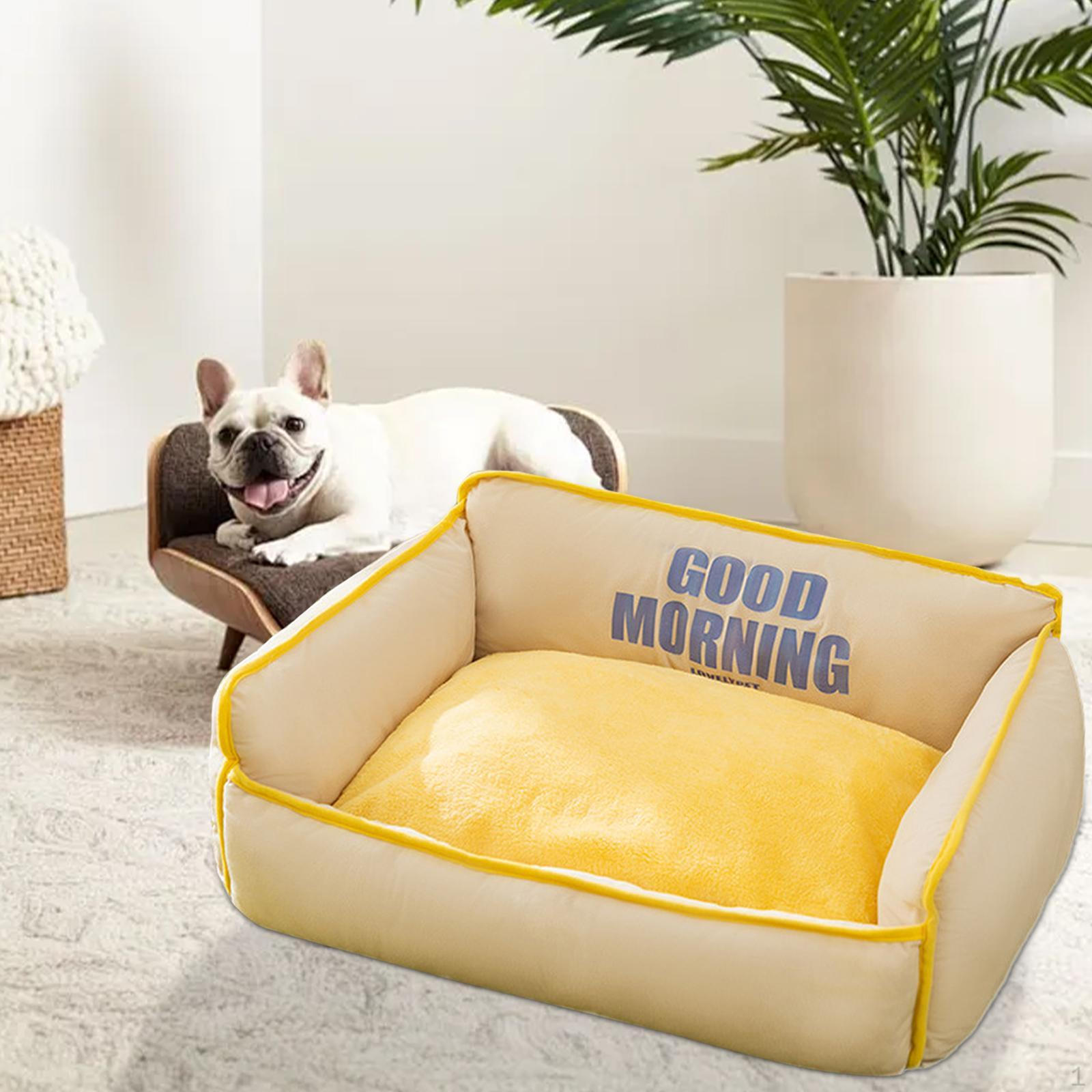 Кровать для собак Противоскользящий коврик для сна для домашних животных Диван Теплый коврик для будки Съемный Удобный Моющийся S
Кровать для собак Противоскользящий коврик для сна для домашних животных Диван Теплый коврик для будки Съемный Удобный Моющийся S