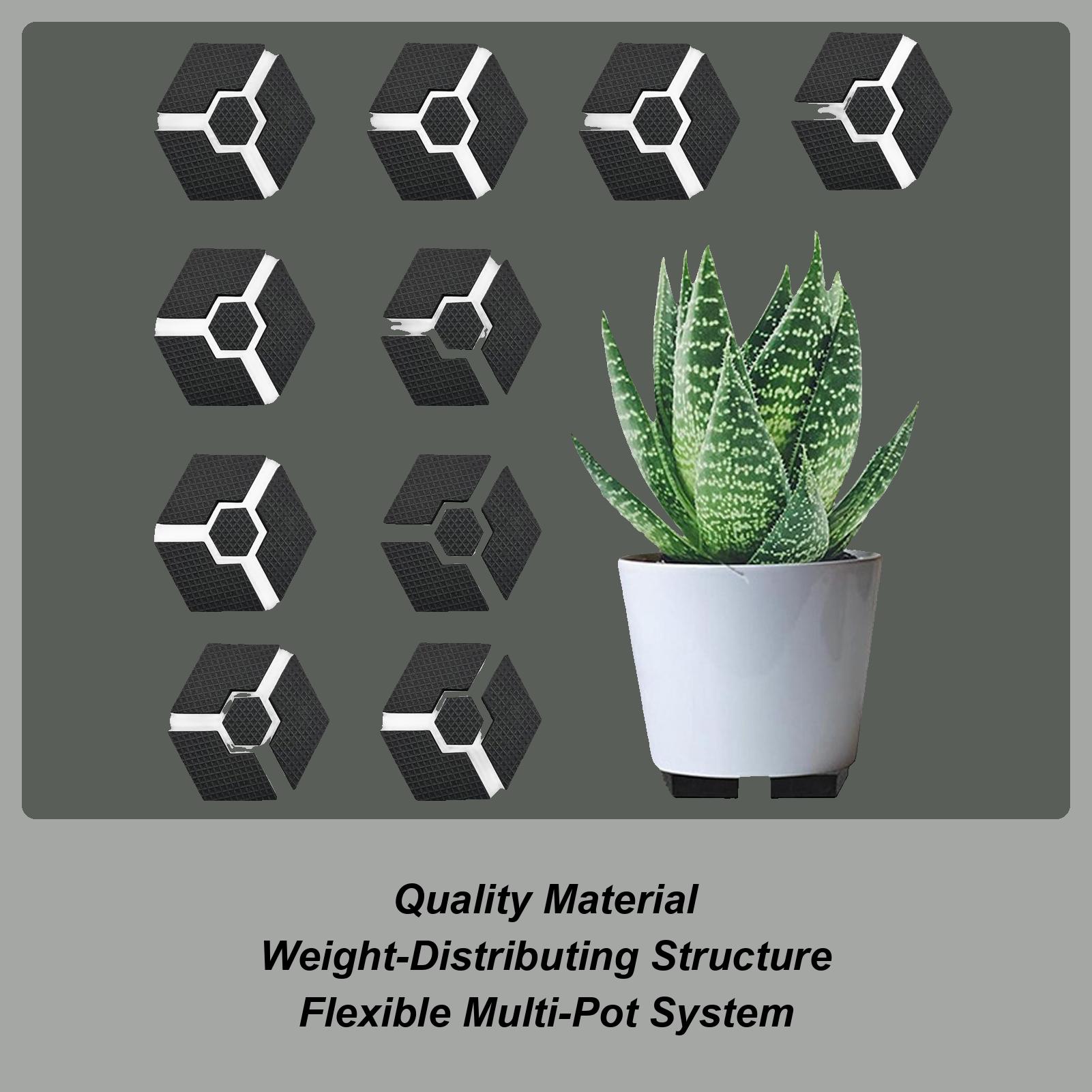 Plant Pot Feet 10 Sets Of Flower Pot Lifter Anti-Slip Gardening Pads Hexagon Planter Riser For Daily Living Room Patio Workplace чорний
Plant Pot Feet 10 Sets Of Flower Pot Lifter Anti-Slip Gardening Pads Hexagon Planter Riser For Daily Living Room Patio Workplace чорний