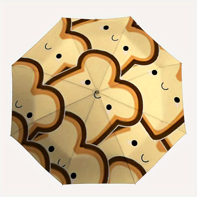 1pc Bread, Cute Automatic Open/Close Umbrella, Umbrella with cartoon Design, Portable Compact Umbrella for Men & Women, Good Holiday Gift yy
1pc Bread, Cute Automatic Open/Close Umbrella, Umbrella with cartoon Design, Portable Compact Umbrella for Men & Women, Good Holiday Gift yy