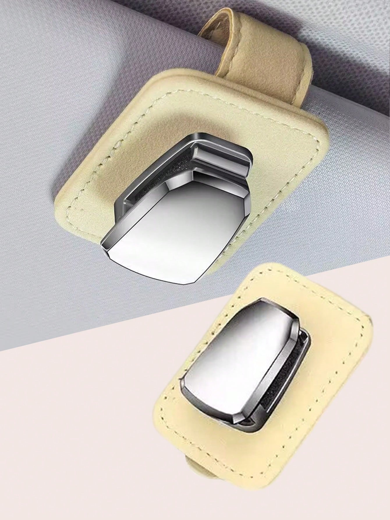 Car Sun Visor Sunglasses Clip | Suede & Metal, Sponge Protection, Ticket Slot, One-Hand Use бежевый
Car Sun Visor Sunglasses Clip | Suede & Metal, Sponge Protection, Ticket Slot, One-Hand Use бежевый