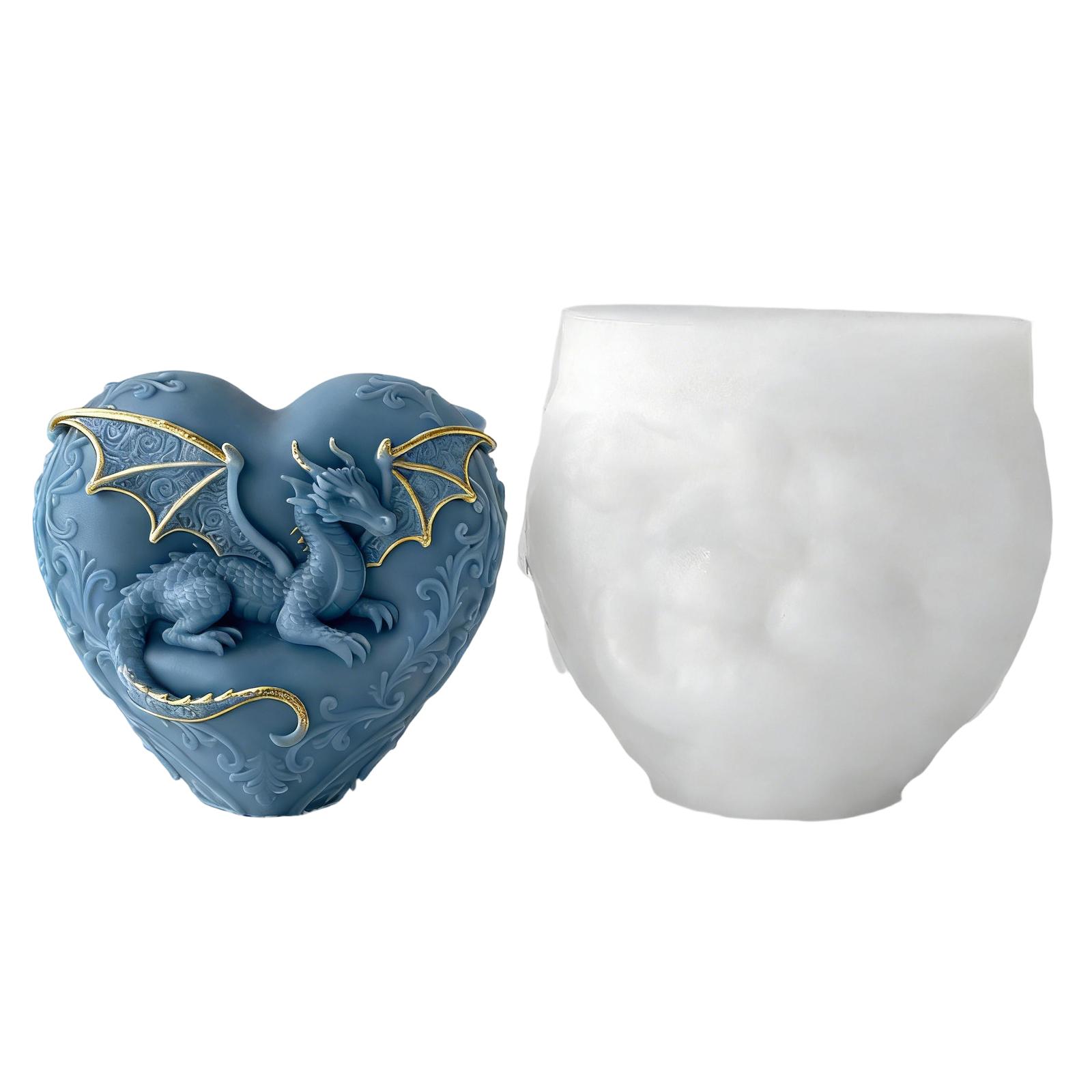 Heart Flying Dragon Shape Candle Mold Heat Resistant Silicone Texture Small Soap Moulds Suitable for Crafting Use 1
Heart Flying Dragon Shape Candle Mold Heat Resistant Silicone Texture Small Soap Moulds Suitable for Crafting Use 1