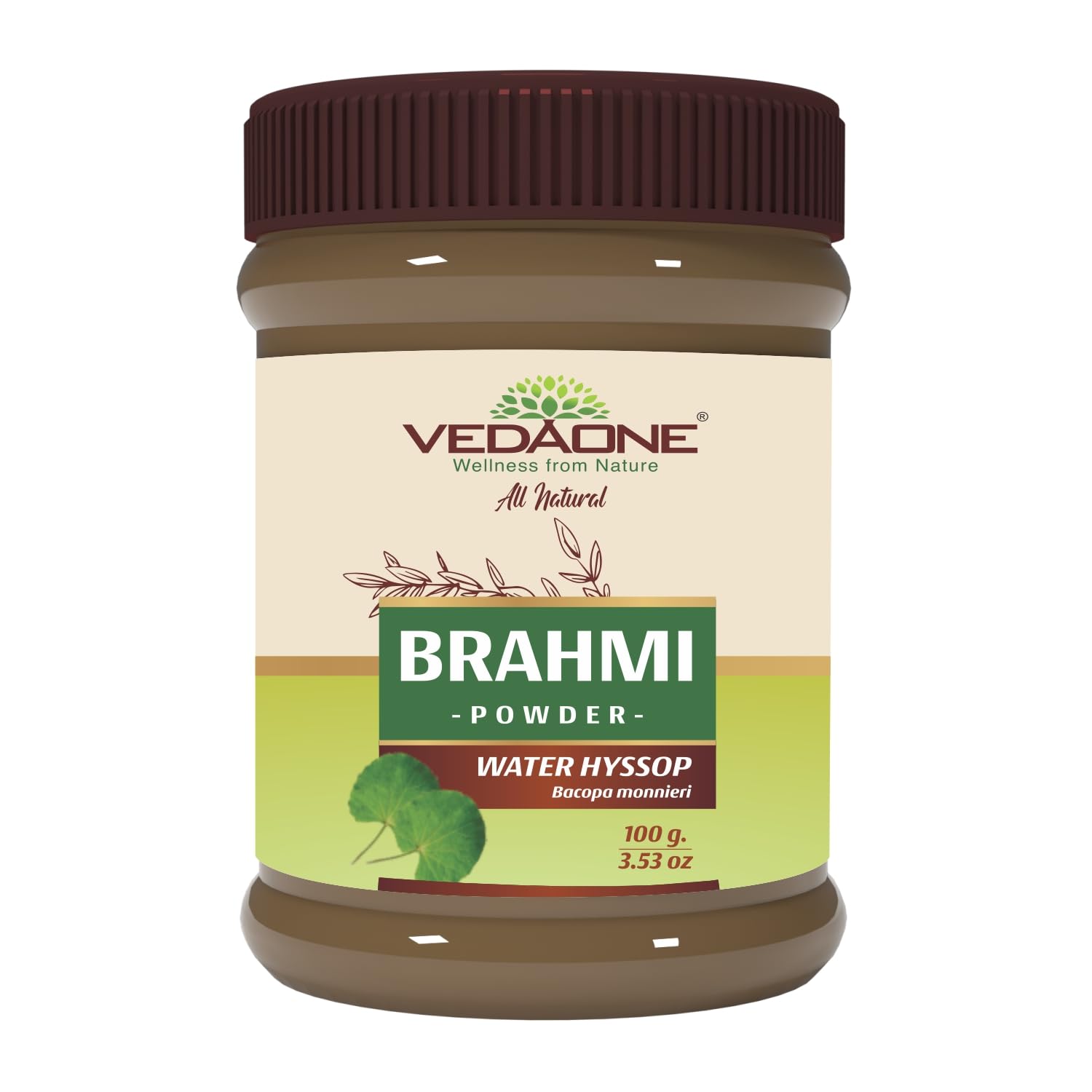 VEDAONE Brahmi Powder (Bacopa monnieri) 100g | Ayurvedic Herbal Powder | Traditionally Used for Memory & Cognitive Wellness
VEDAONE Brahmi Powder (Bacopa monnieri) 100g | Ayurvedic Herbal Powder | Traditionally Used for Memory & Cognitive Wellness