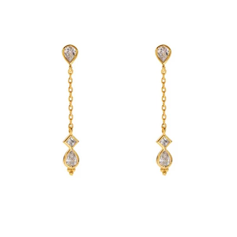 Aide 925 Silver Long Chain Tassel Drop Earrings for Women Shining Starry Waterdrop Zircon Dangle Earring Wedding Jewel
Aide 925 Silver Long Chain Tassel Drop Earrings for Women Shining Starry Waterdrop Zircon Dangle Earring Wedding Jewel
