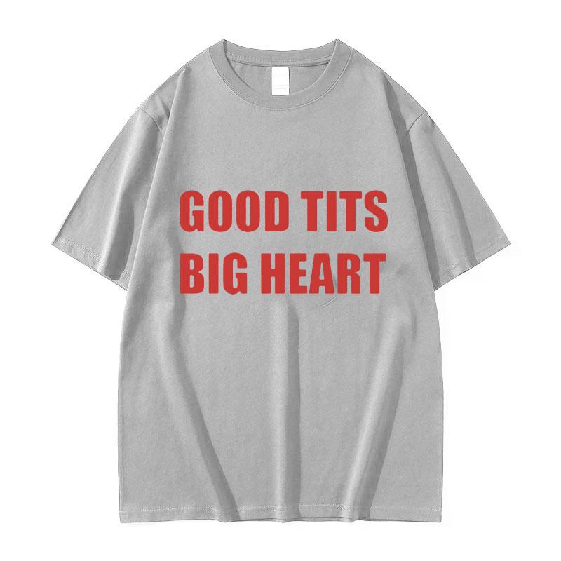 Good Tits Big Heart Renee Rapp Graphic T Shirt Men Women Vintage Harajuku Fashion Tshirts Summer 100 Cotton Oversized TShirt M
Good Tits Big Heart Renee Rapp Graphic T Shirt Men Women Vintage Harajuku Fashion Tshirts Summer 100 Cotton Oversized TShirt M