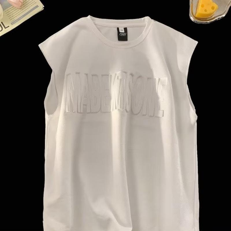 Мужской жилет, летняя High End Feeling Ins Ruffian, красивая повседневная свободная спортивная футболка без рукавов, мужская одежда XXXL белый
Мужской жилет, летняя High End Feeling Ins Ruffian, красивая повседневная свободная спортивная футболка без рукавов, мужская одежда XXXL белый