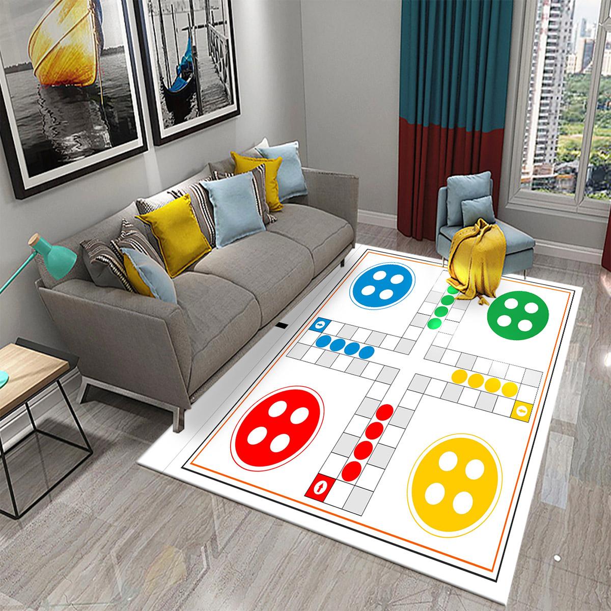 International chess flying chess carpet Kid Play games Mat Child Carpet Area Rugs Bedroom Living Room Floor Mat Non Slip Rugs 40x60cm 16x24 inch
International chess flying chess carpet Kid Play games Mat Child Carpet Area Rugs Bedroom Living Room Floor Mat Non Slip Rugs 40x60cm 16x24 inch