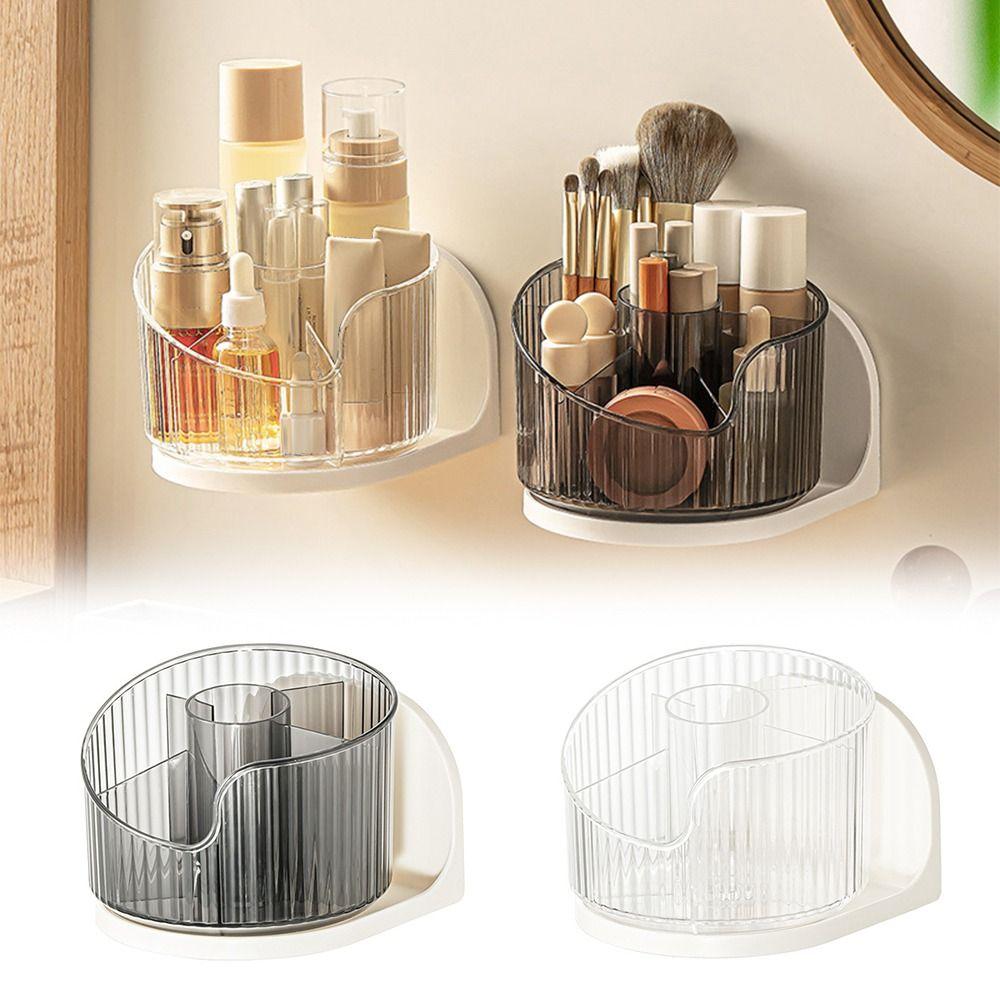 Rotating Makeup Box Dust-proof Makeup Brush Storage New Dressing Table Cosmetics Compartment сірий
Rotating Makeup Box Dust-proof Makeup Brush Storage New Dressing Table Cosmetics Compartment сірий