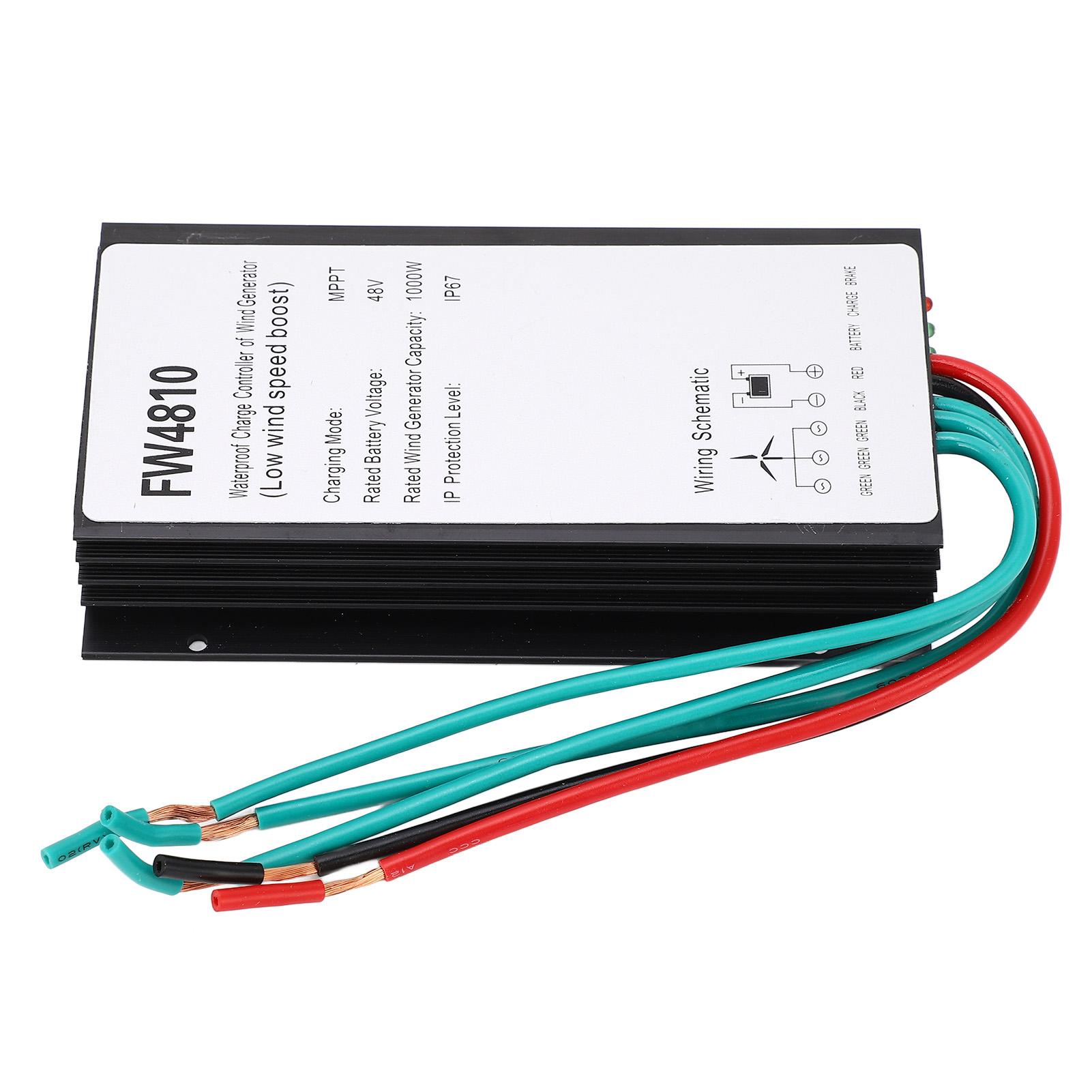 1000W Wind Generator Charge Controller 48V IP67 Waterproof MPPT Wind Turbine Charging Controller