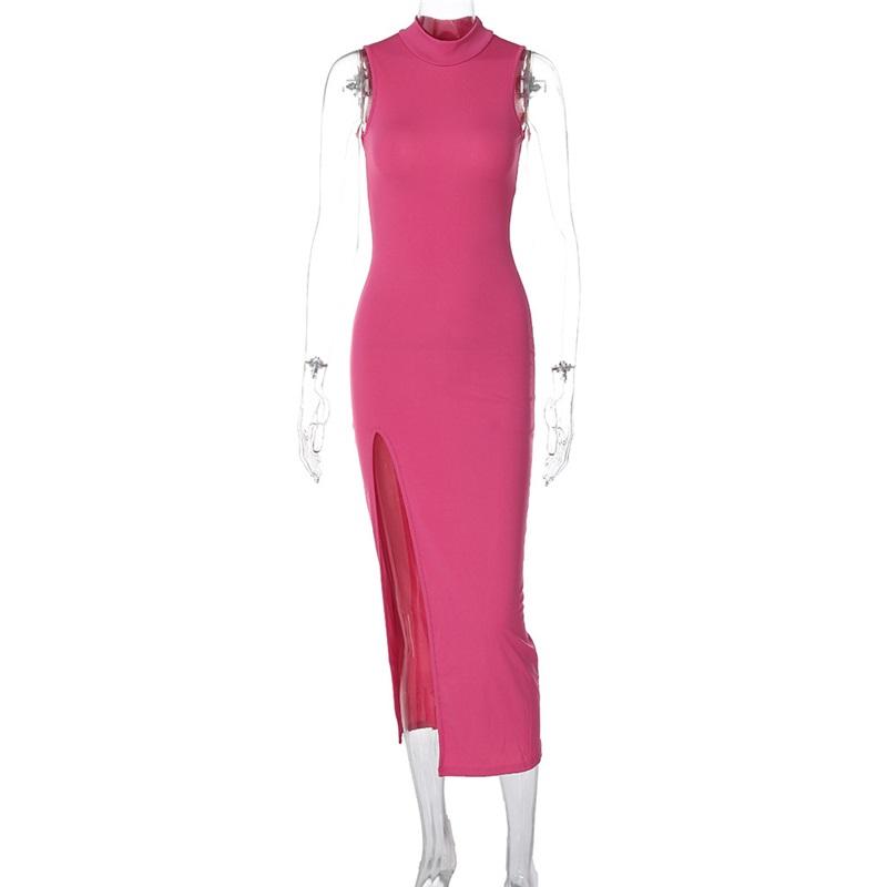 Fashionable Women s Slim Fit Long Dress Sleeveless Round Neck Split Knee Length Cross-Border Elegant Gown Empire Waist S рожевий червоний колір
Fashionable Women s Slim Fit Long Dress Sleeveless Round Neck Split Knee Length Cross-Border Elegant Gown Empire Waist S рожевий червоний колір