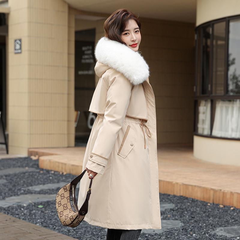 Женские зимние куртки средней длины в корейском стиле, женские офисные теплые флисовые парки XS
Женские зимние куртки средней длины в корейском стиле, женские офисные теплые флисовые парки XS