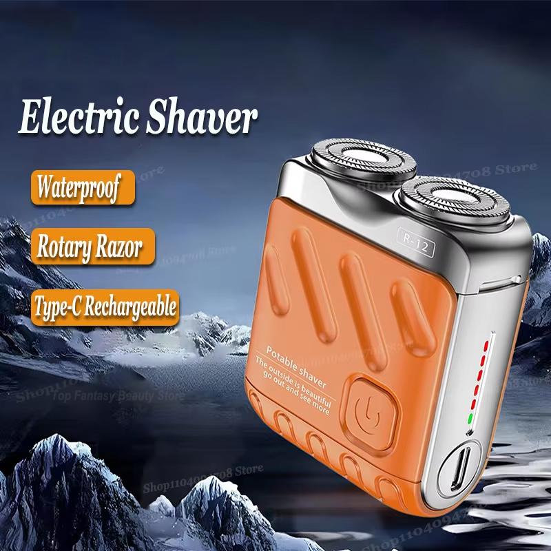 Men Electric Shaver Waterproof Type-C Rechargeable Mini Travel Rotary Razor Portable Hair Beard Trimmer Remover Tool
Men Electric Shaver Waterproof Type-C Rechargeable Mini Travel Rotary Razor Portable Hair Beard Trimmer Remover Tool