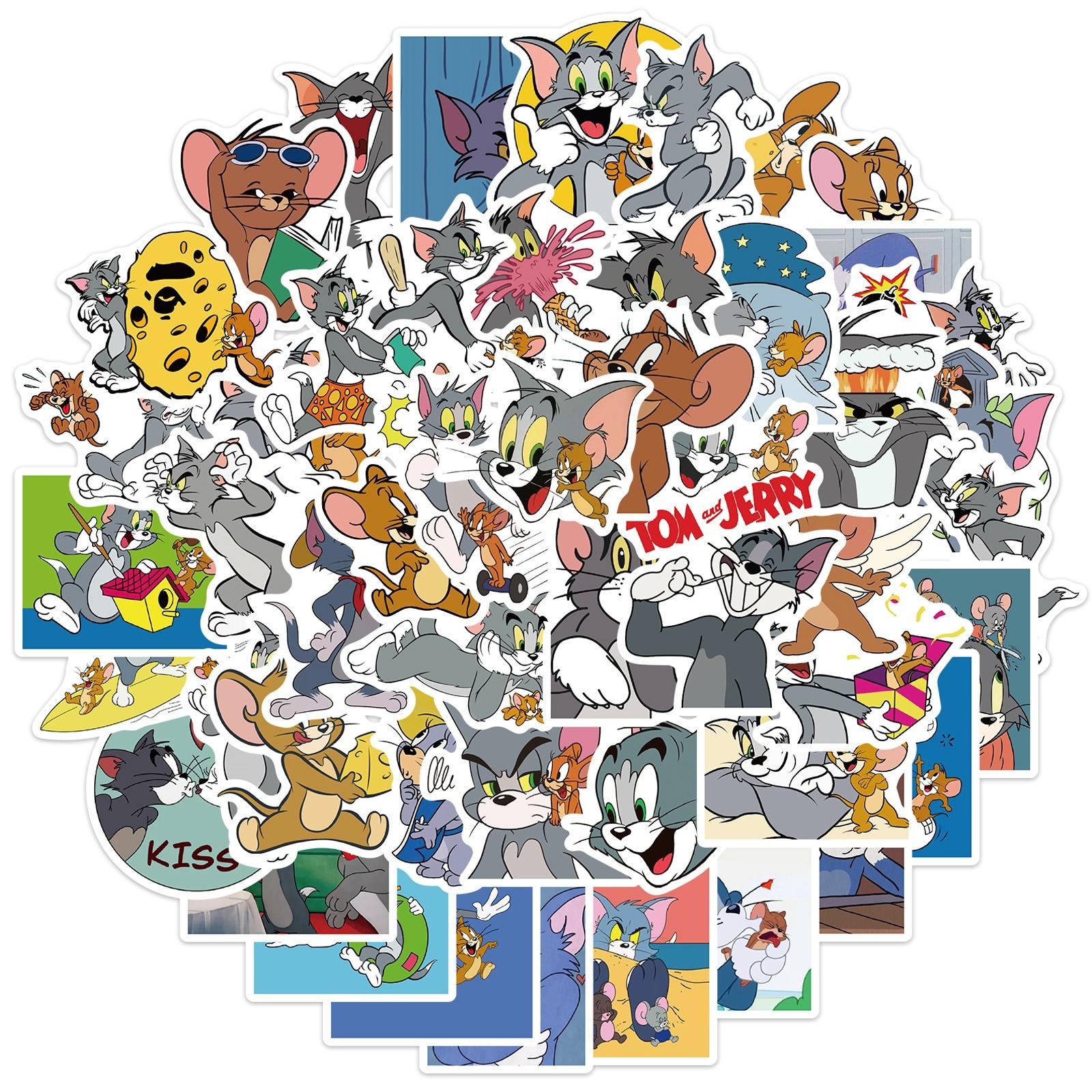 10/50Pcs Tom and Jerry Sticker Cats and Mouse Graffiti for DIY Luggage Laptop Skateboard Motorcycle Bicycle Stickers 10pcs
10/50Pcs Tom and Jerry Sticker Cats and Mouse Graffiti for DIY Luggage Laptop Skateboard Motorcycle Bicycle Stickers 10pcs