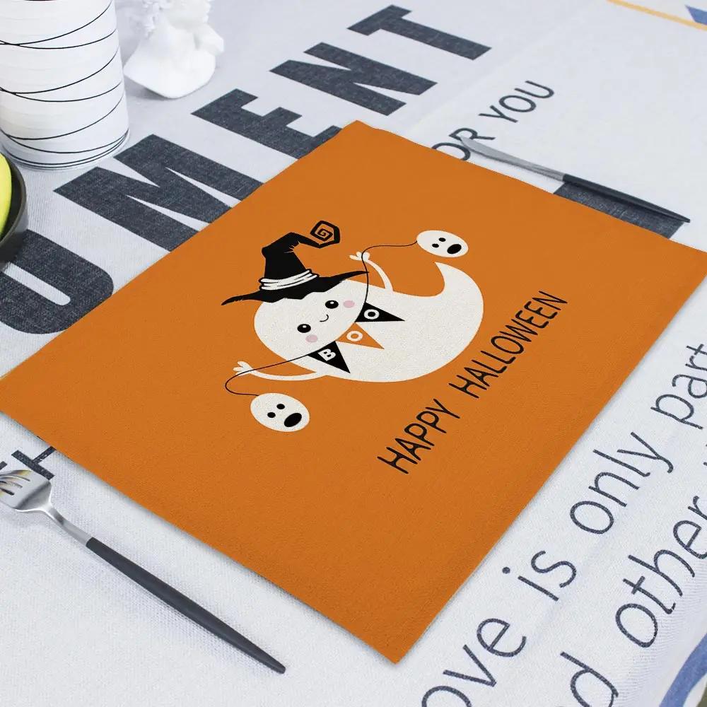 Horror Pumpkin Table Mat Happy Halloween Under Cup Pad Coaster Under Hot Kitchen Placemat Table Mats Dining Mat for Bowl 2pcs 30x45cm
Horror Pumpkin Table Mat Happy Halloween Under Cup Pad Coaster Under Hot Kitchen Placemat Table Mats Dining Mat for Bowl 2pcs 30x45cm