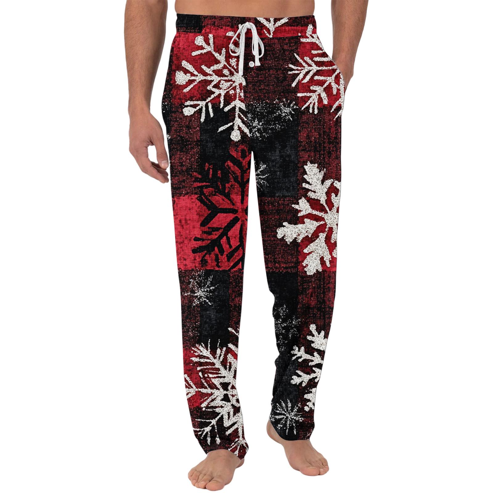 Мужские рождественские брюки с карманом и для сна | Мягкая хлопковая смесь, эластичная талия M винный
Мужские рождественские брюки с карманом и для сна | Мягкая хлопковая смесь, эластичная талия M винный