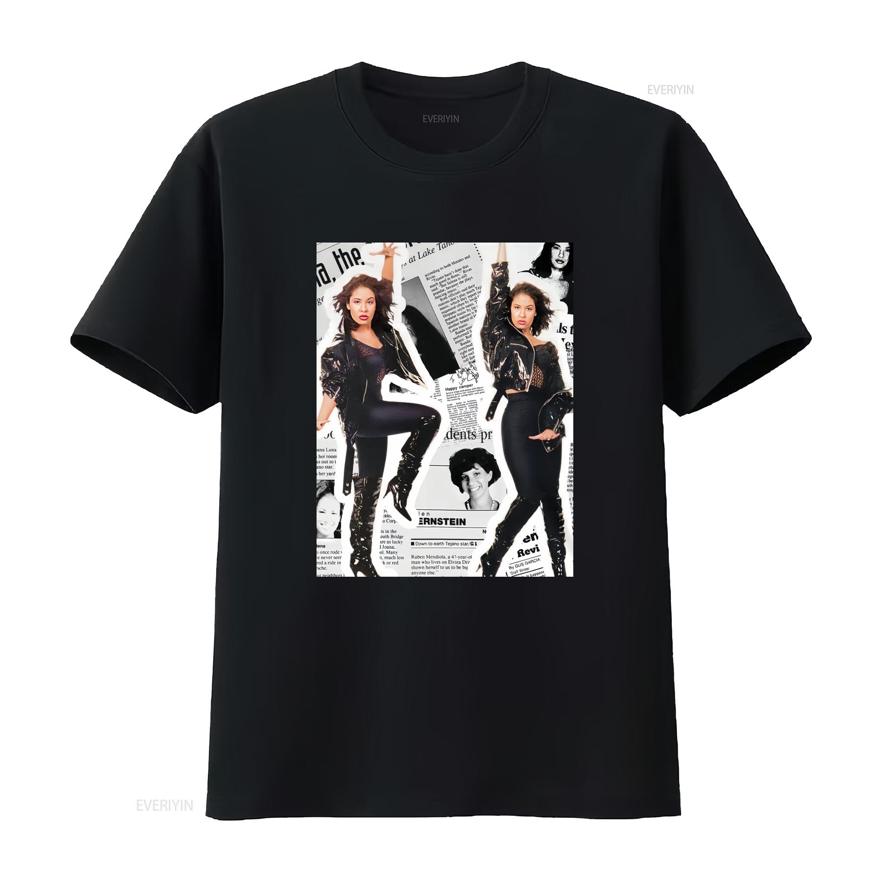 Selena Quintanilla B W Leather Ultra Cotton T Shirt vintage Washed Casual Stylish designer clothes Slightly streetwear 4XL
Selena Quintanilla B W Leather Ultra Cotton T Shirt vintage Washed Casual Stylish designer clothes Slightly streetwear 4XL