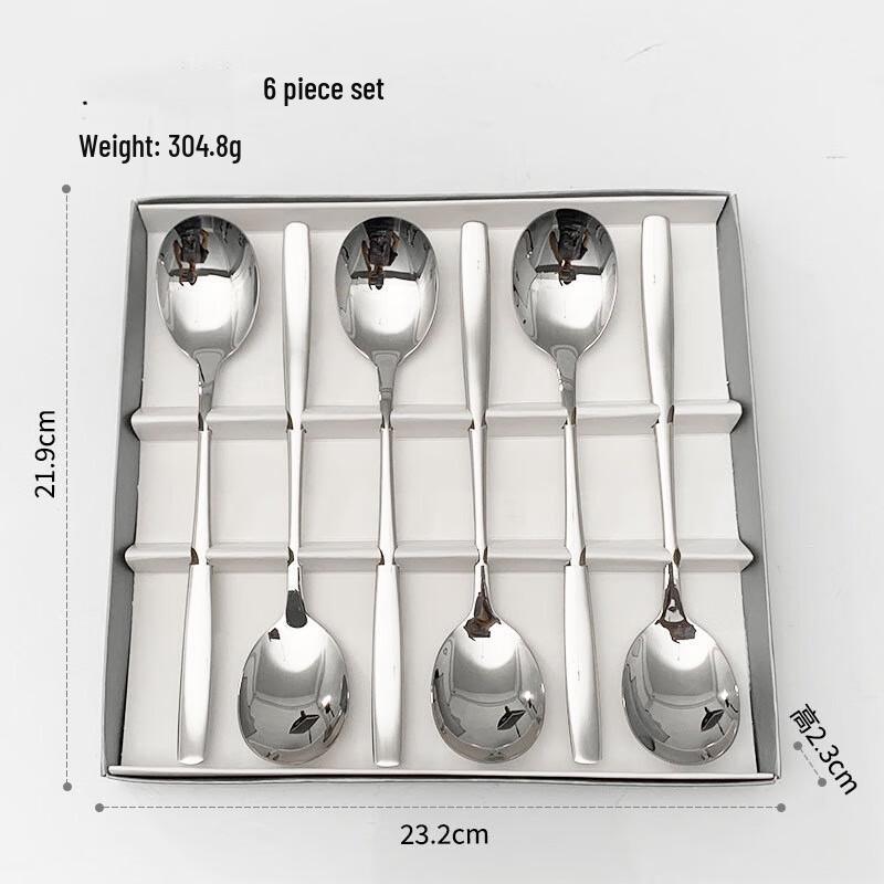 ZISIZ Stainless Steel Spoon & Fork 12-Piece Gift Set
ZISIZ Stainless Steel Spoon & Fork 12-Piece Gift Set