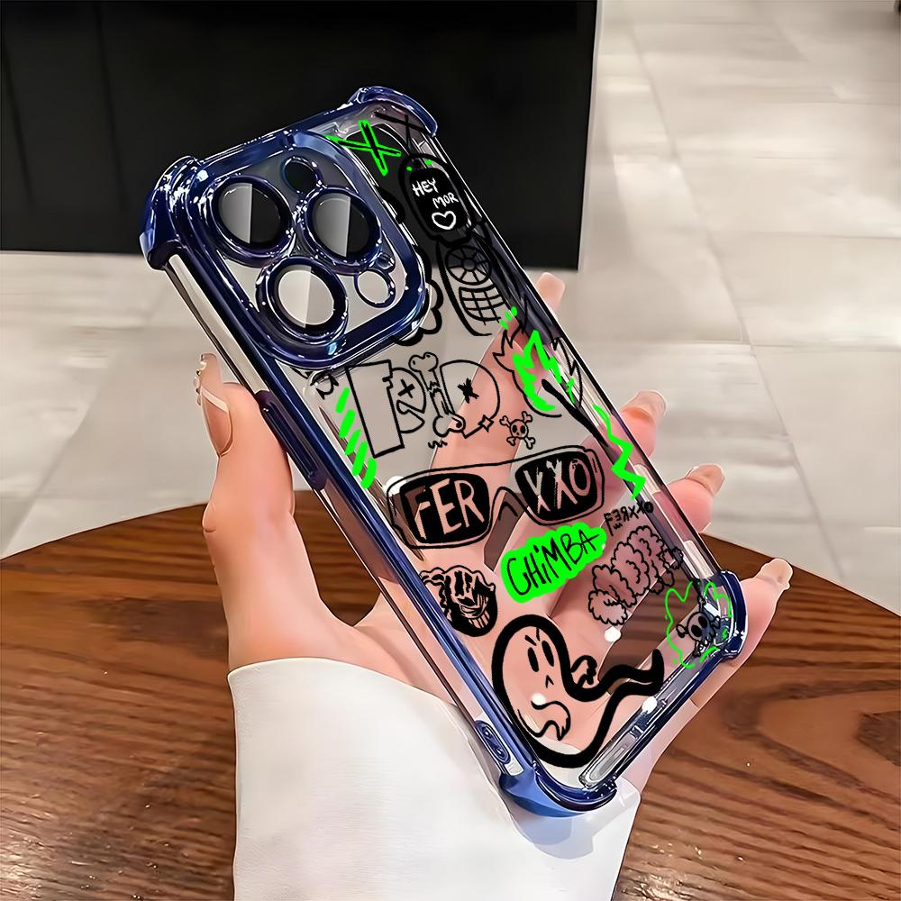 Classic Street Graffiti Electroplate AntiDrop Clear Phone Case For Samsung Galaxy S25 Ultra S24 S23 S22 S21 Plus FE Clear Cover Galaxy S21 FE 5G
Classic Street Graffiti Electroplate AntiDrop Clear Phone Case For Samsung Galaxy S25 Ultra S24 S23 S22 S21 Plus FE Clear Cover Galaxy S21 FE 5G