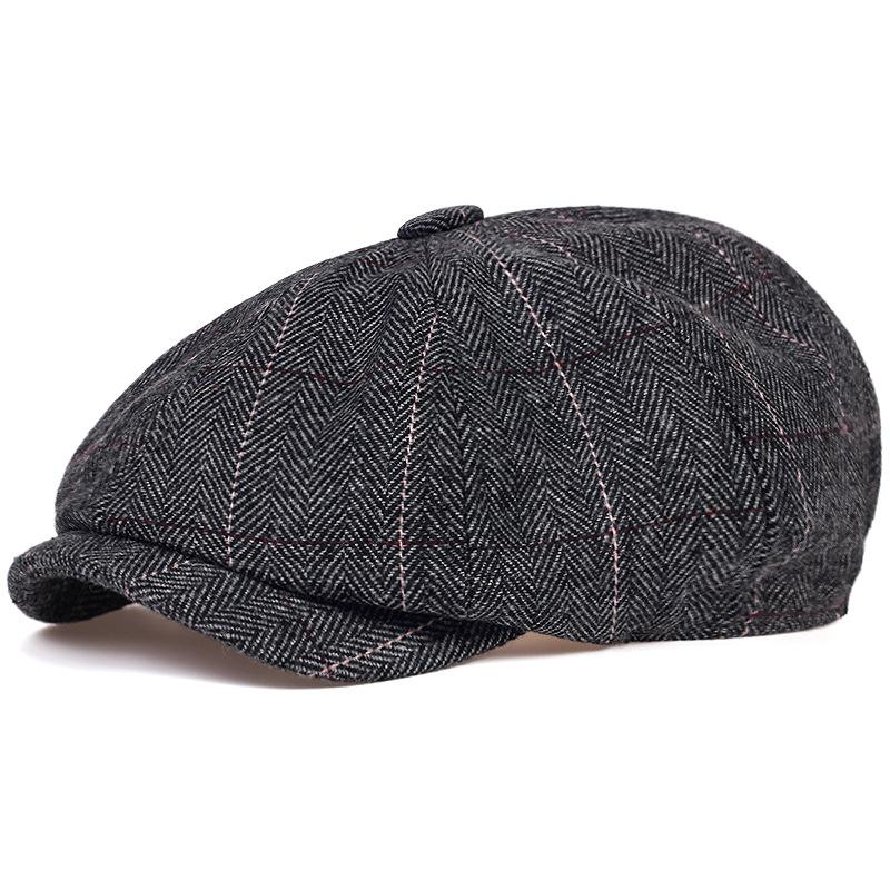 High quality Classic Hat Unisex Vintage Tweed Flat Beret Street Hat Herringbone Newsboy cap Casual Outdoor Striped Octagonal Hat 54-62CM
High quality Classic Hat Unisex Vintage Tweed Flat Beret Street Hat Herringbone Newsboy cap Casual Outdoor Striped Octagonal Hat 54-62CM