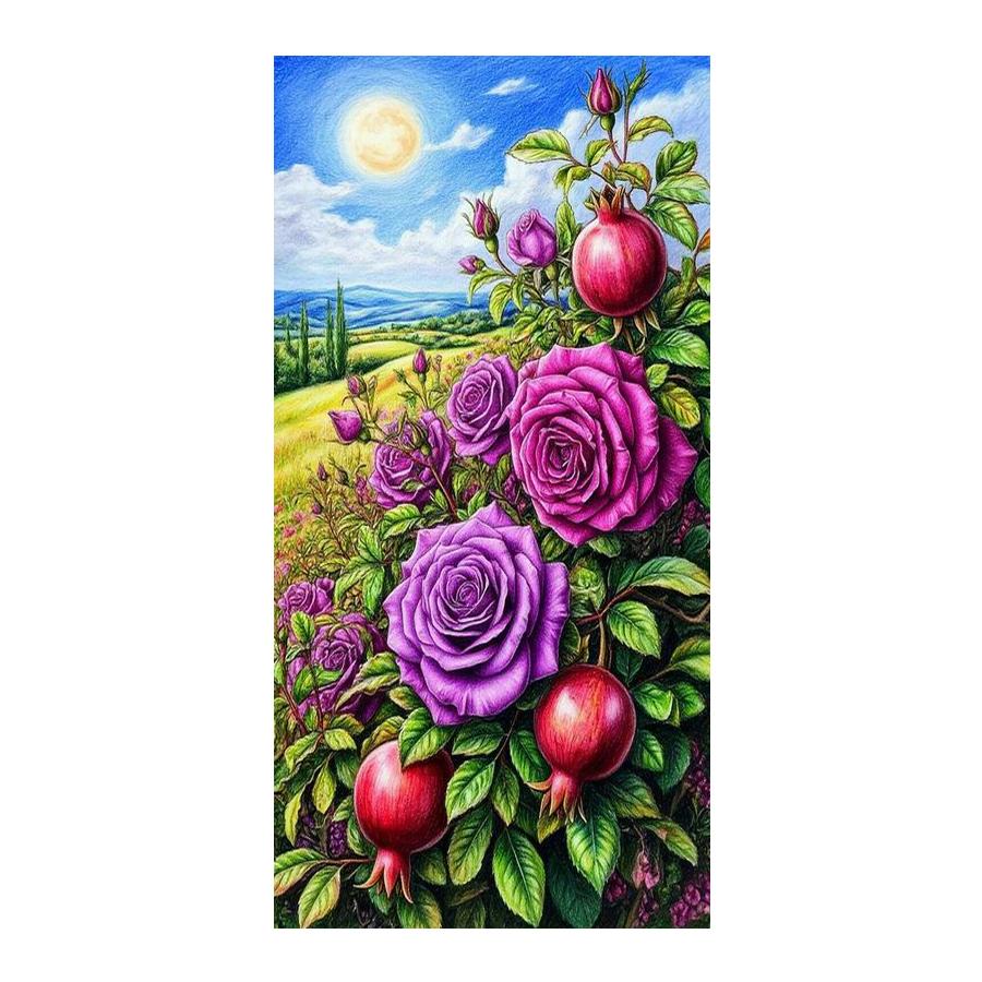 Purple Rose Large Size Diamond Painting New Collection Flowers Pomegranate Diy Full Drill Rhinestone Embroidery Mosaic Cross Stitch Kits Square drill 30x60cm
Purple Rose Large Size Diamond Painting New Collection Flowers Pomegranate Diy Full Drill Rhinestone Embroidery Mosaic Cross Stitch Kits Square drill 30x60cm