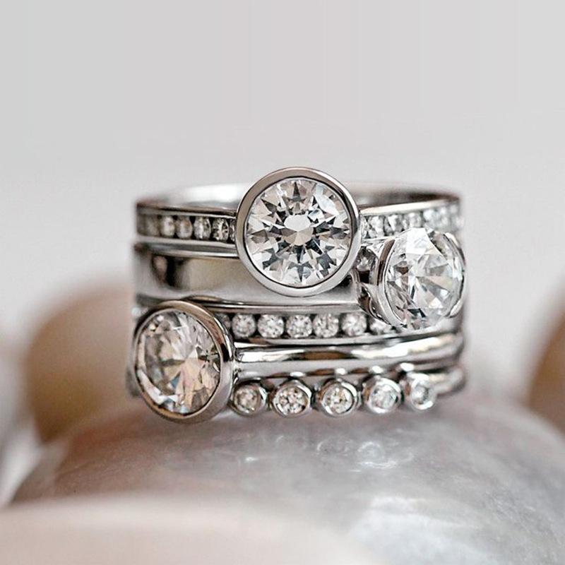 European and American Circular Geometric Light Luxury Wedding Ring with Elegant and Fashionable Design, High-end Accessories 8
European and American Circular Geometric Light Luxury Wedding Ring with Elegant and Fashionable Design, High-end Accessories 8
