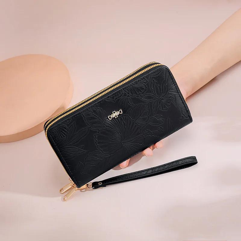 Women s New Wallet Fashionable Double Zipper Large Capacity Long Printed Handbag High Metal Good Quality Card Holder Cash Slots чёрный
Women s New Wallet Fashionable Double Zipper Large Capacity Long Printed Handbag High Metal Good Quality Card Holder Cash Slots чёрный
