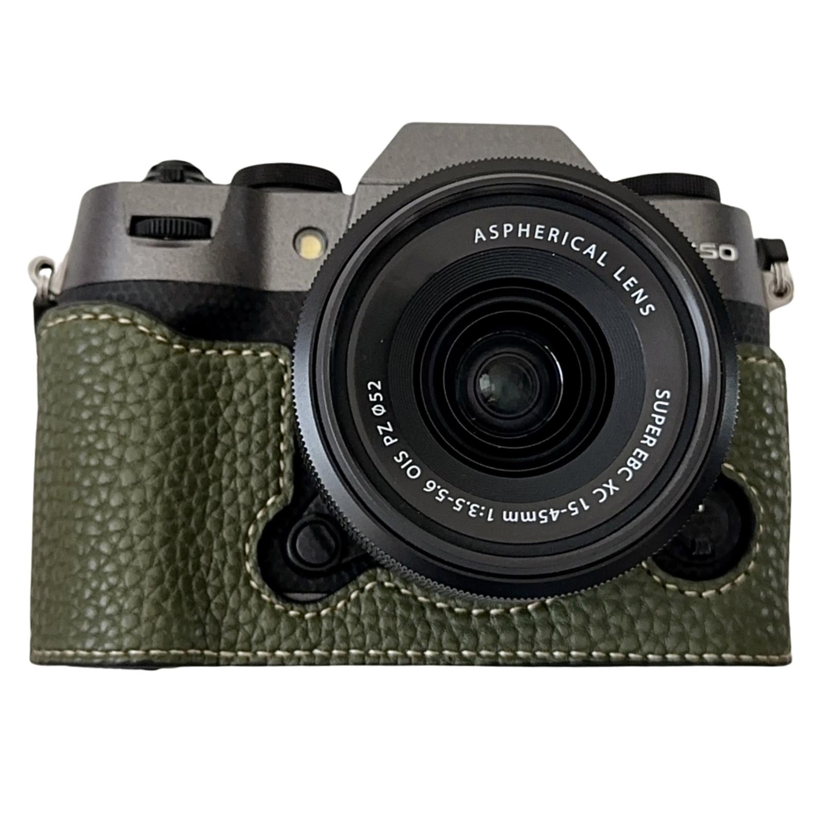 Чохол для камери Fujifilm X-T50 з великим вирізом, текстура лічі, ПУ-шкіра, захисна кришка B
Чохол для камери Fujifilm X-T50 з великим вирізом, текстура лічі, ПУ-шкіра, захисна кришка B