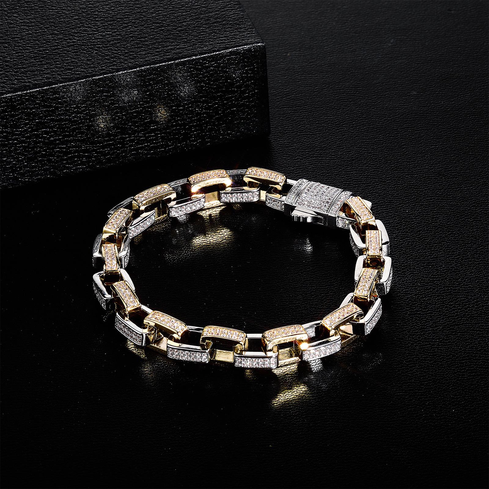 Jinao Men s Zircon Spring Clasp Geometric O-Chain Hip Hop Bracelet Two-tone 7 inch (pre-order 5 days)
Jinao Men s Zircon Spring Clasp Geometric O-Chain Hip Hop Bracelet Two-tone 7 inch (pre-order 5 days)