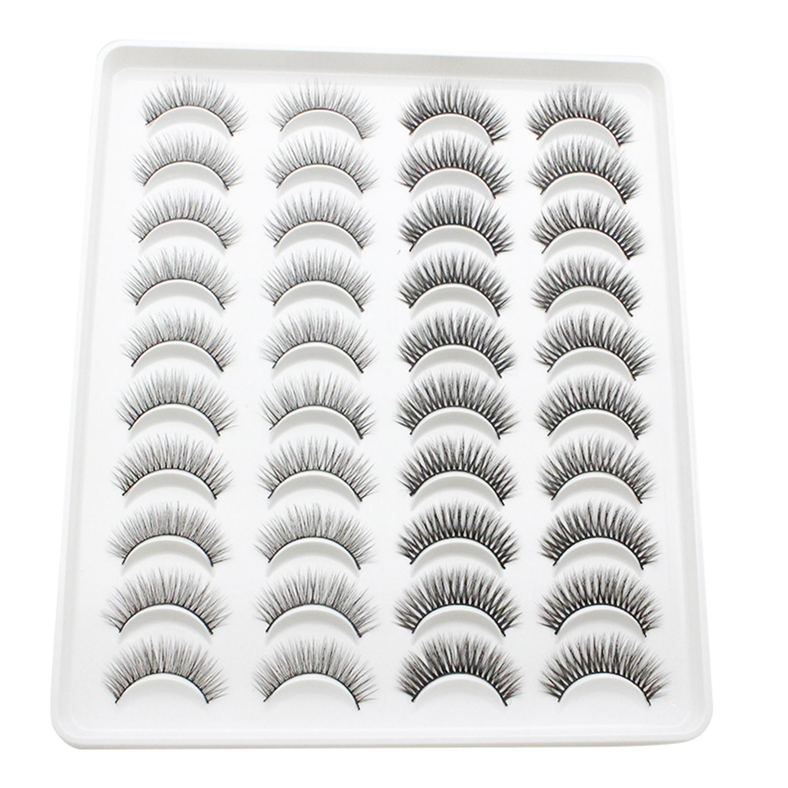 False Eyelashes Faux 3D Lashes Natural Look Fluffy Cat Eye Wispy Lashes Reusable Pack 4 Mixed Style 20 Pairs YP208
False Eyelashes Faux 3D Lashes Natural Look Fluffy Cat Eye Wispy Lashes Reusable Pack 4 Mixed Style 20 Pairs YP208