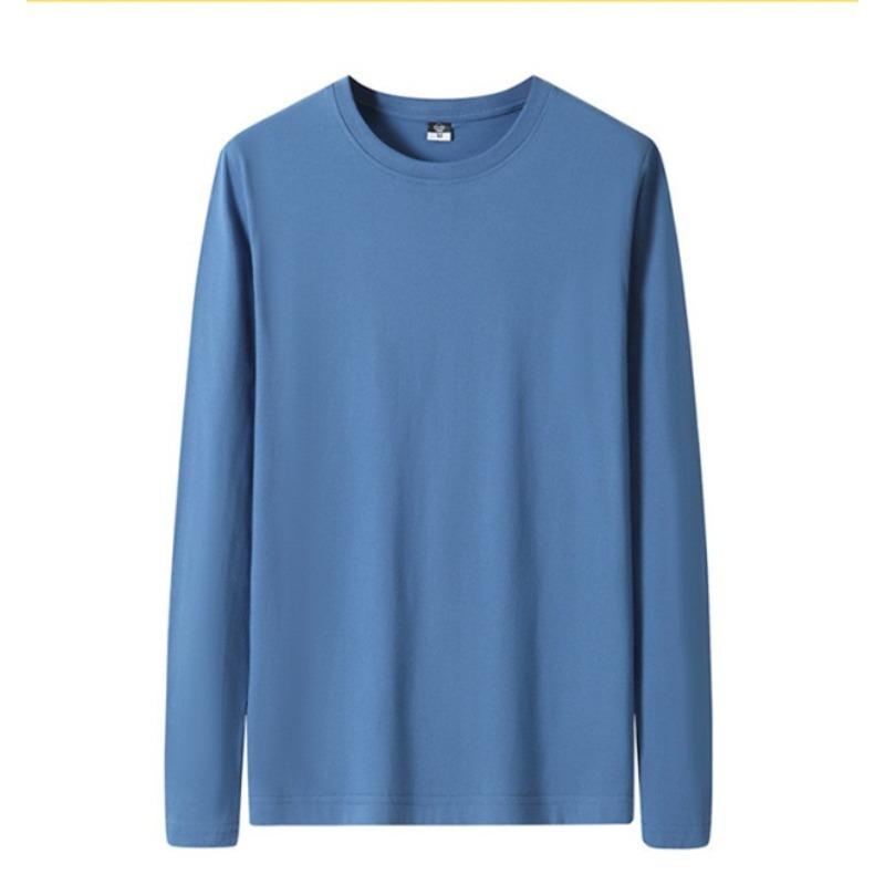 Хлопковая мужская футболка с круглым вырезом и длинными рукавами, модные свободные белые топы и футболки, осенняя мужская одежда XL синий
Хлопковая мужская футболка с круглым вырезом и длинными рукавами, модные свободные белые топы и футболки, осенняя мужская одежда XL синий