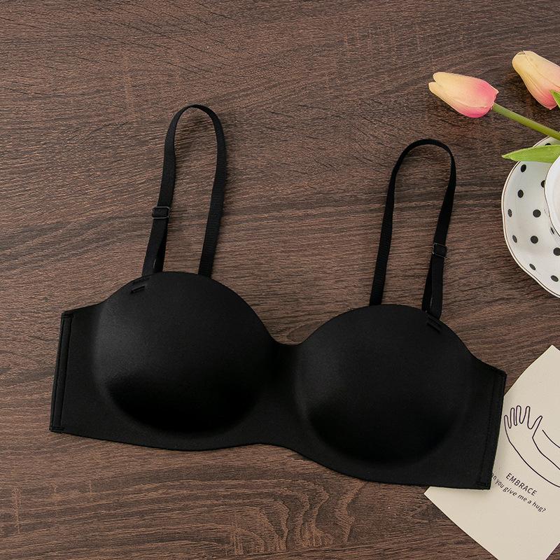 Foreign trade bra non-marking smooth-faced small chest gathered thin cup no steel ring bra two-breasted M/75 чёрный
Foreign trade bra non-marking smooth-faced small chest gathered thin cup no steel ring bra two-breasted M/75 чёрный