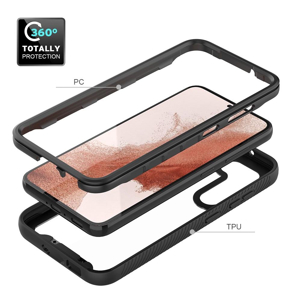 Shockproof Phone Case For Samsung Galaxy S23 Hard Acrylic+PC+Soft TPU Protective Mobile Phone Cover Black
Shockproof Phone Case For Samsung Galaxy S23 Hard Acrylic+PC+Soft TPU Protective Mobile Phone Cover Black