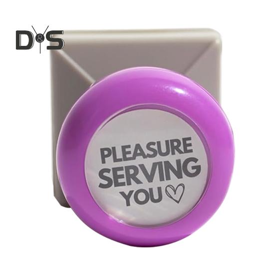 Печать «Удовольствие от обслуживания» напоминает клиентам о необходимости давать дополнительные чаевые. Уникальная самонаполняющаяся печать с напоминанием о чаевых. фиолетовый
Печать «Удовольствие от обслуживания» напоминает клиентам о необходимости давать дополнительные чаевые. Уникальная самонаполняющаяся печать с напоминанием о чаевых. фиолетовый